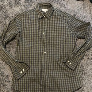 Green and Blue Button Down - Sonoma Medium